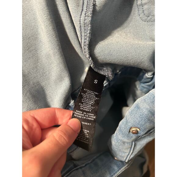 Altard State Denim Romper Small - Picture 4 of 4